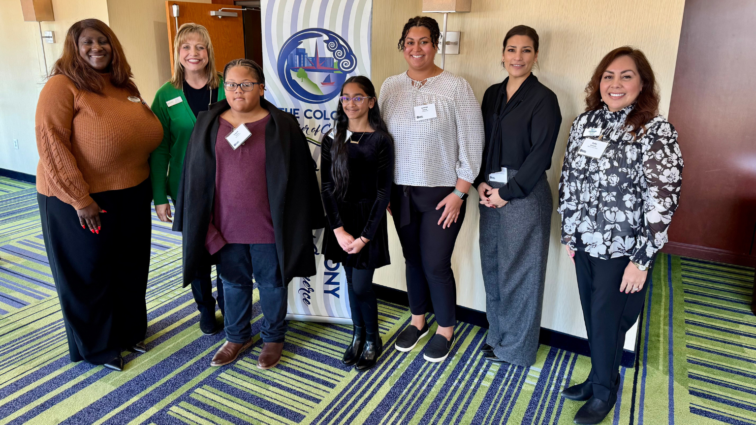  Students and staff from Memorial STEM Academy Recognized by The Colony Chamber.